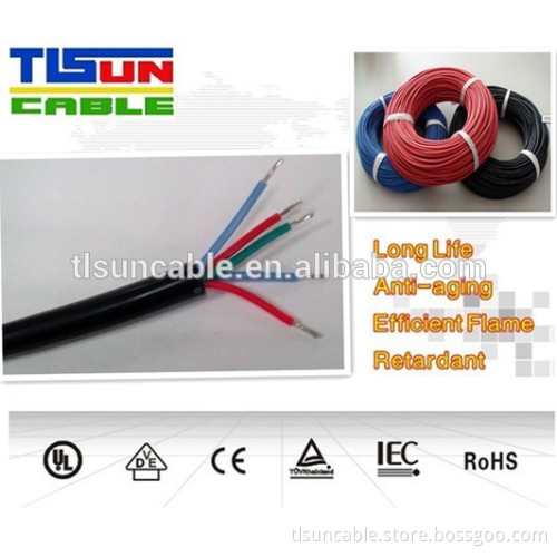 (SIHF) high temperature 5 core flexible silicone rubber cable